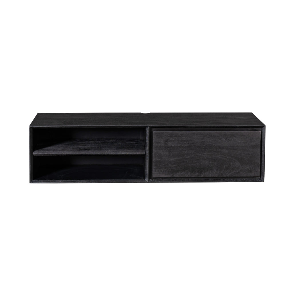 Zwevend tv meubel Ambiance Black | 120 cm