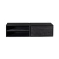 Zwevend tv meubel Ambiance Black | 120 cm