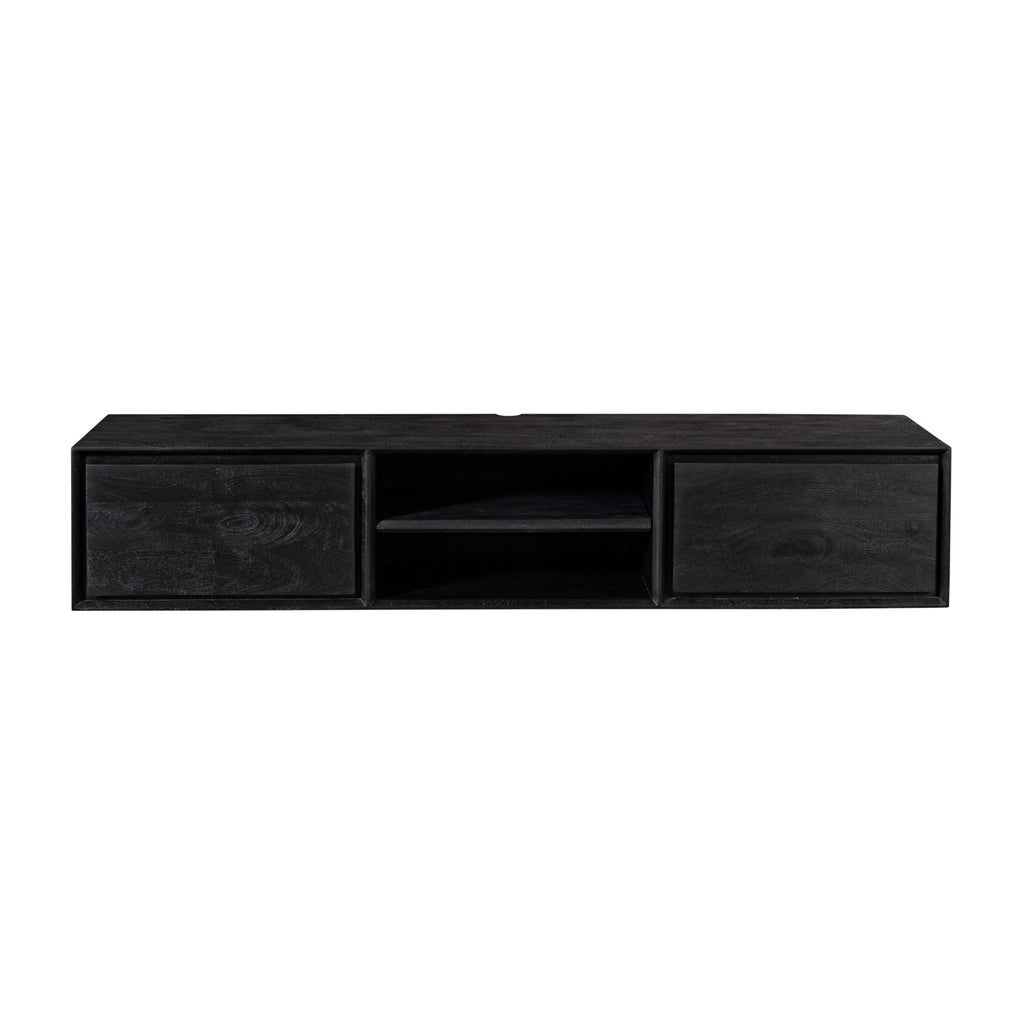 Zwevend tv meubel Ambiance Black | 160 cm