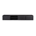 Zwevend tv meubel Ambiance Black | 200 cm