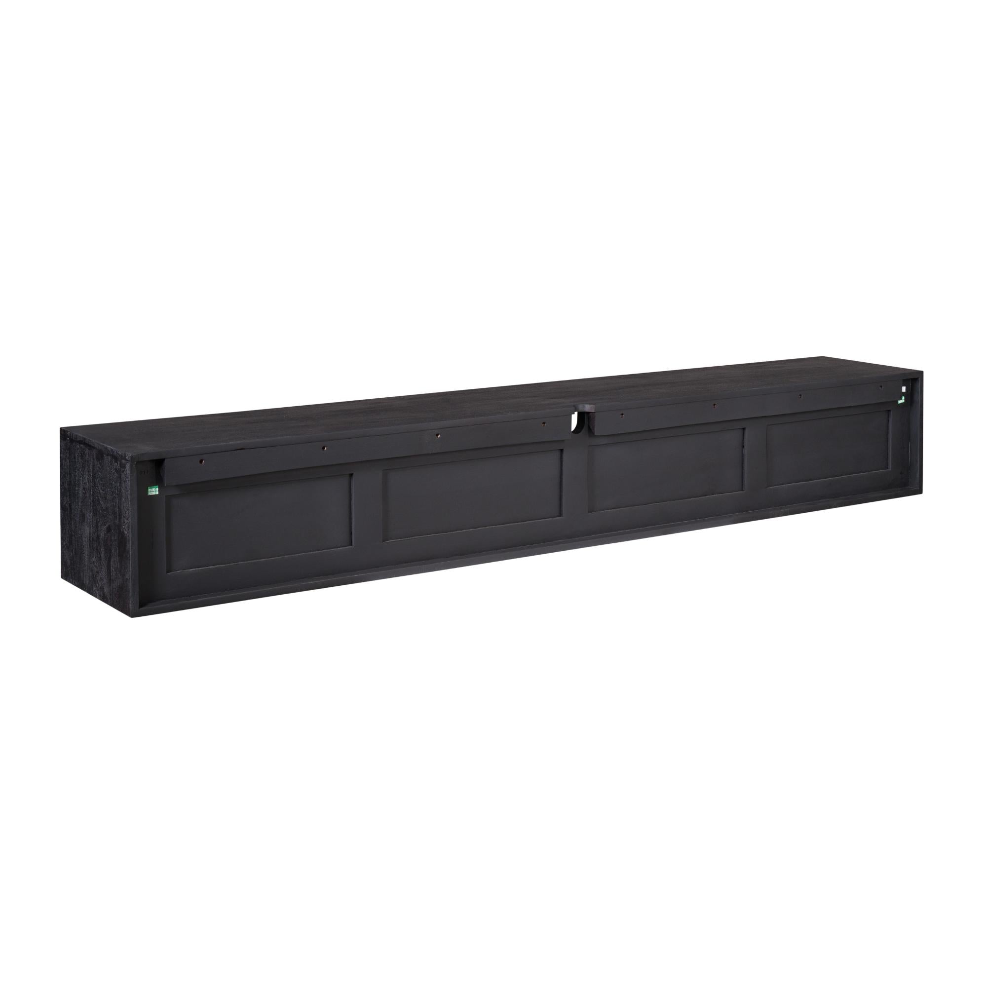 Zwevend tv meubel Ambiance Black | 200 cm