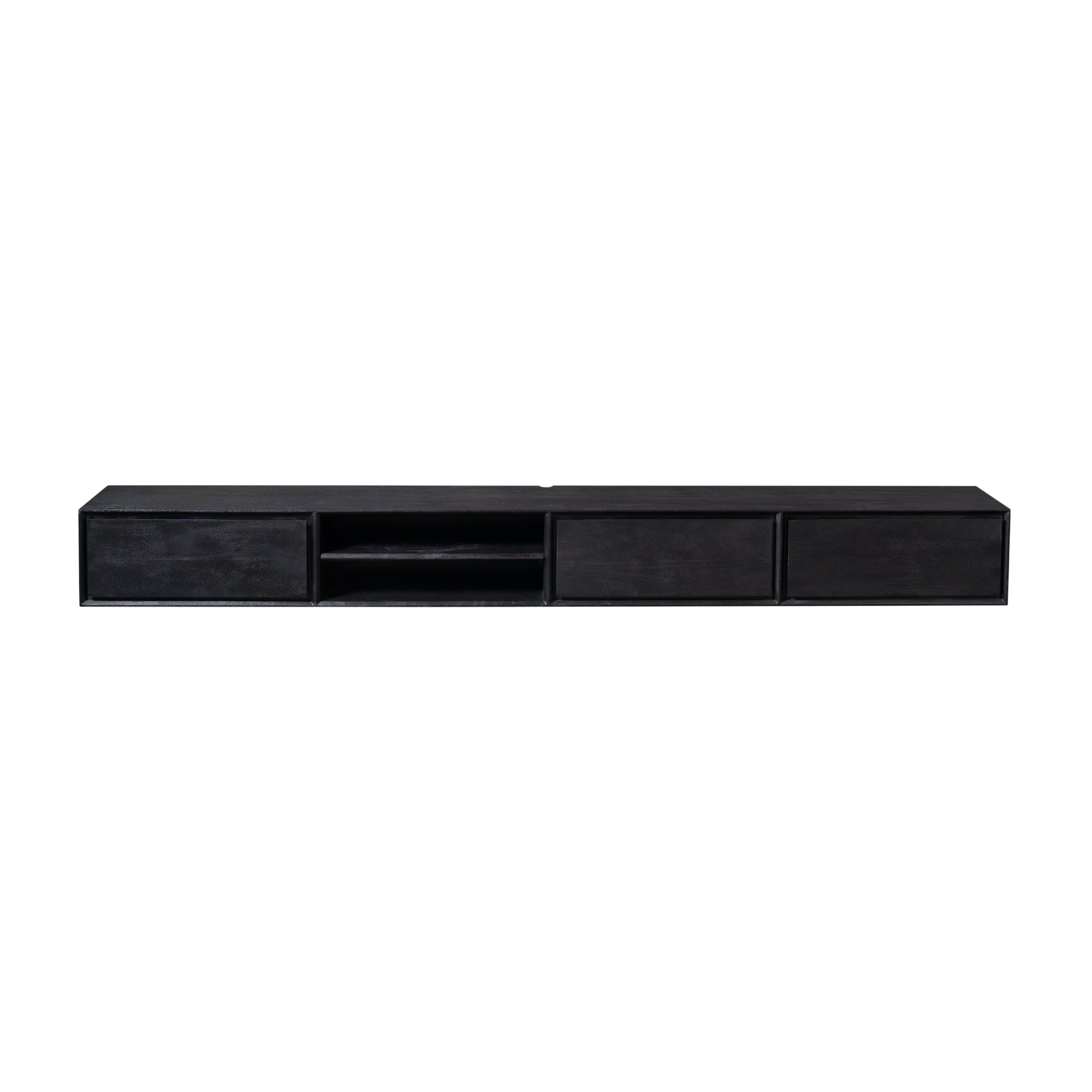 Zwevend tv meubel Ambiance Black | 240 cm
