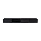 Zwevend tv meubel Ambiance Black | 280 cm