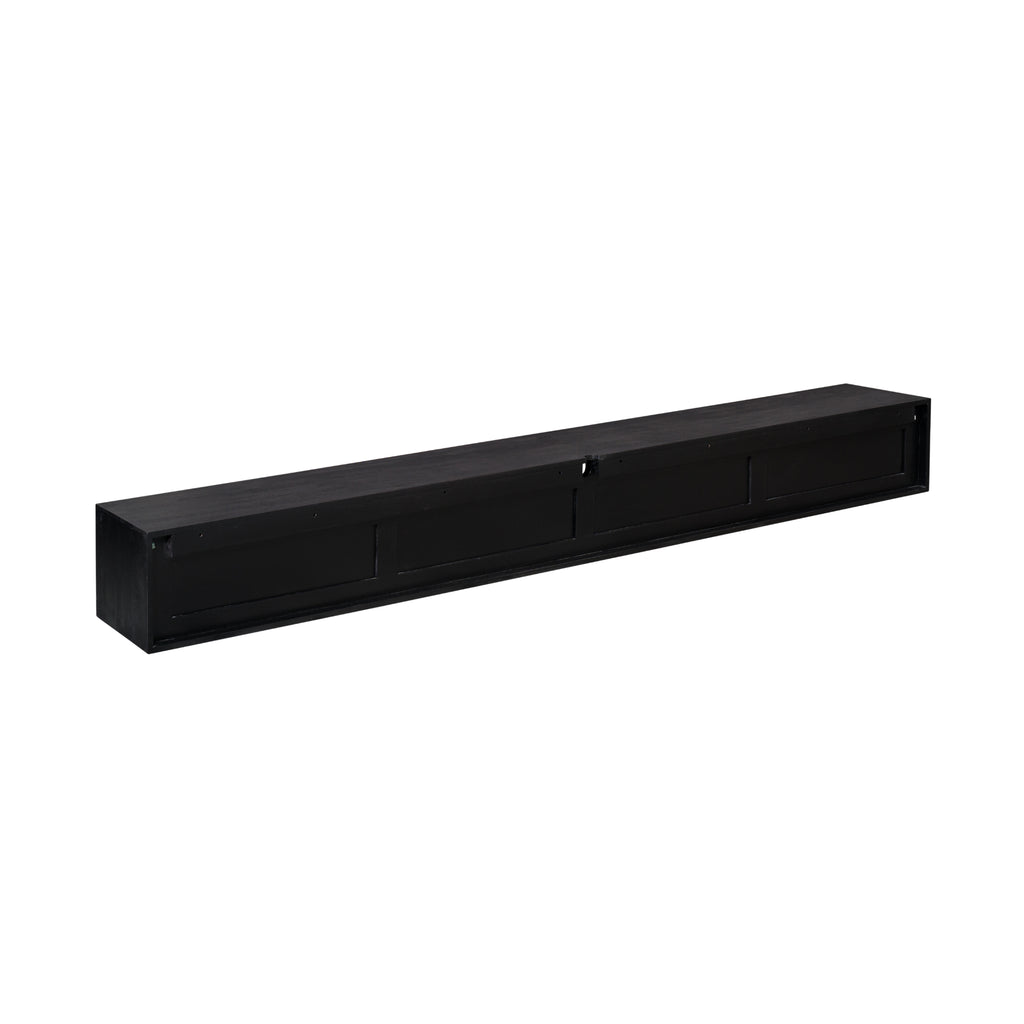 Zwevend tv meubel Ambiance Black | 280 cm