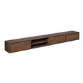 Zwevend tv meubel Ambiance Brown | 240 cm