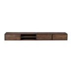 Zwevend tv meubel Ambiance Brown | 280 cm