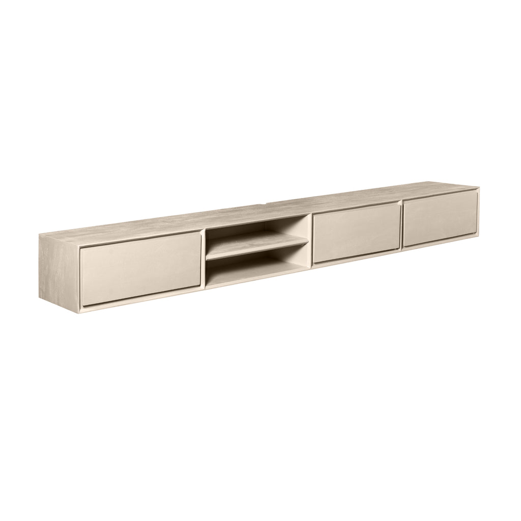 Zwevend tv meubel Ambiance Sand | 240 cm