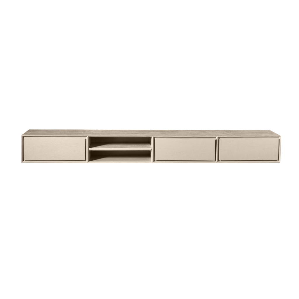 Zwevend tv meubel Ambiance Sand | 280 cm