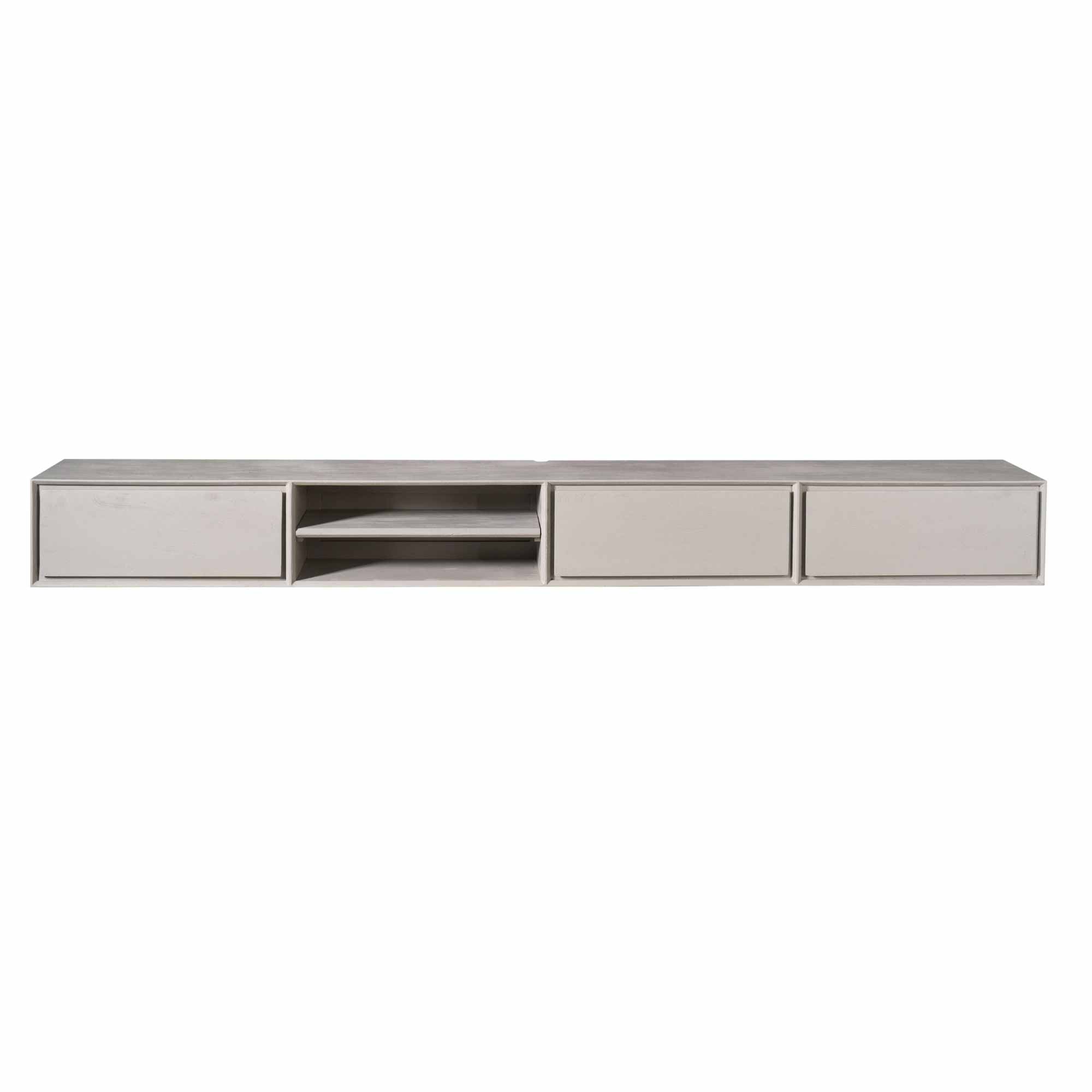 Zwevend tv meubel Ambiance Taupe | 280 cm