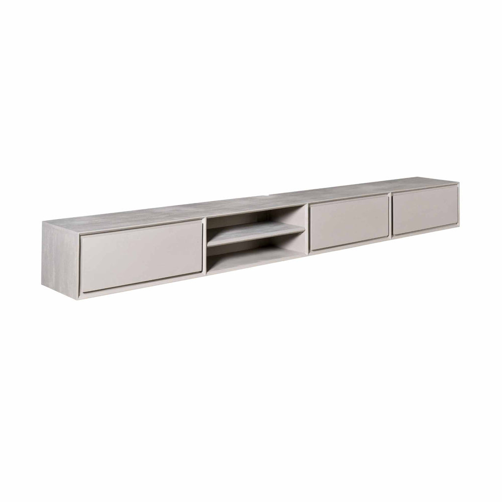 Zwevend tv meubel Ambiance Taupe | 280 cm