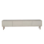 Zwevend tv-meubel Allure, 200 cm, zand mangohout