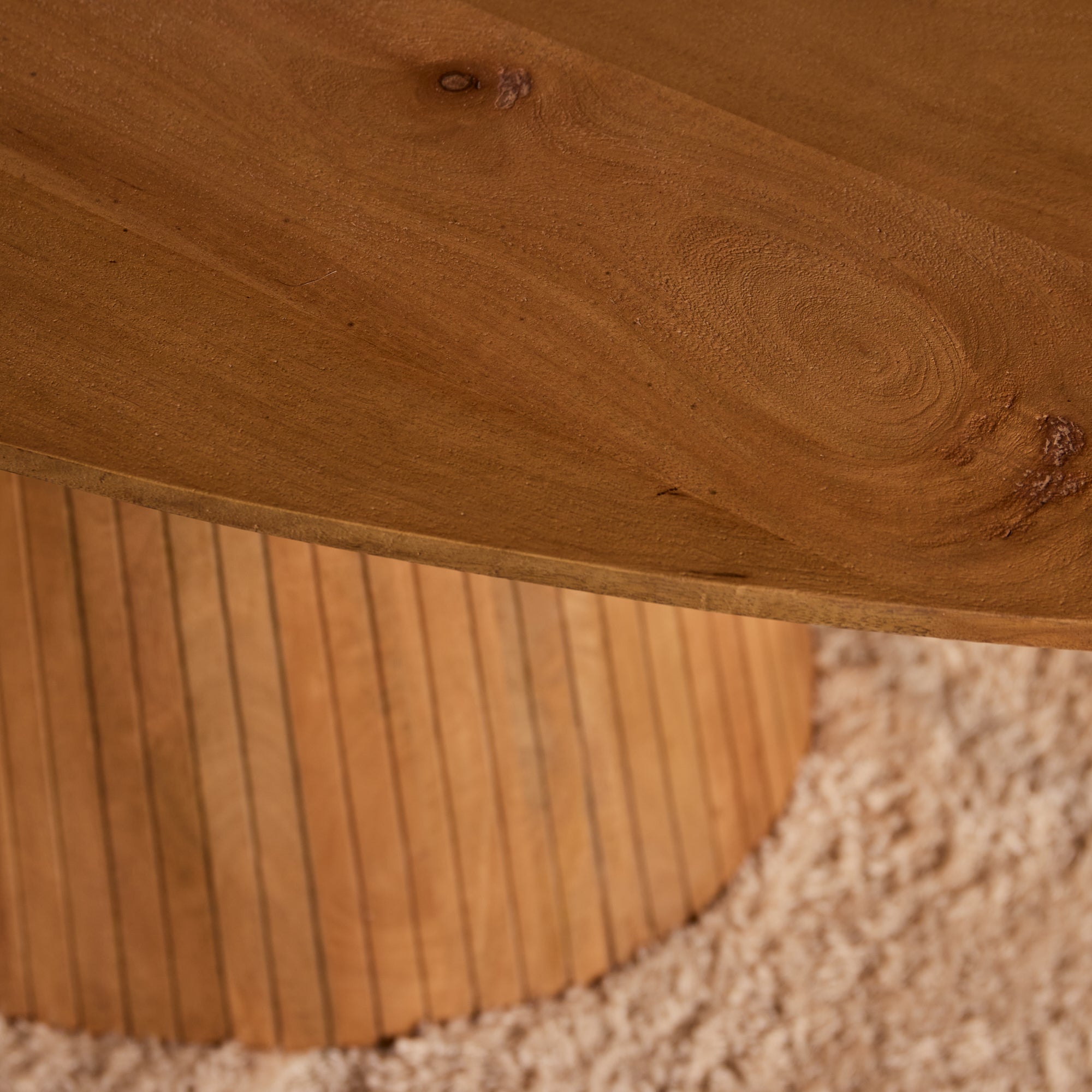 Eettafel Solana | 210 cm | Naturel | Ovaal