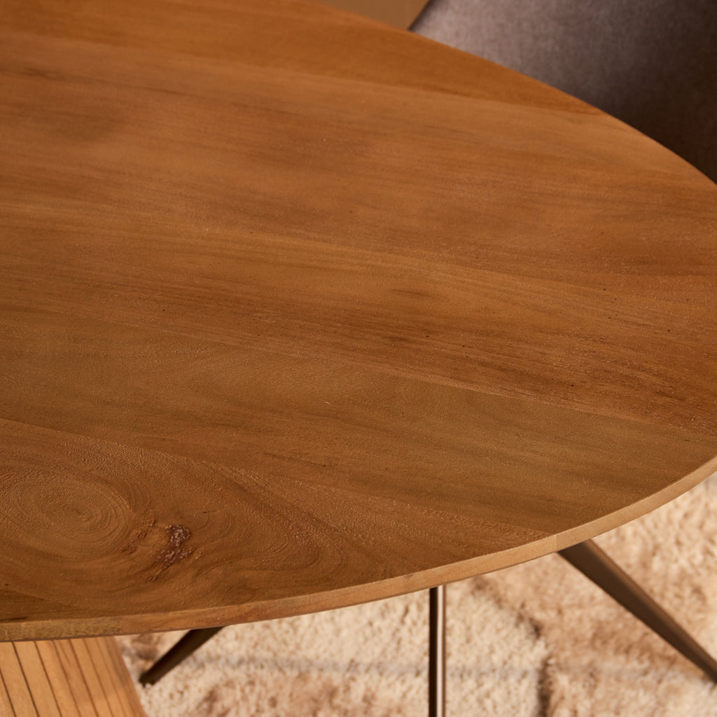 Eettafel Solana | 210 cm | Naturel | Ovaal