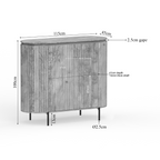 Kabinet kast Solana | 115 cm | Naturel