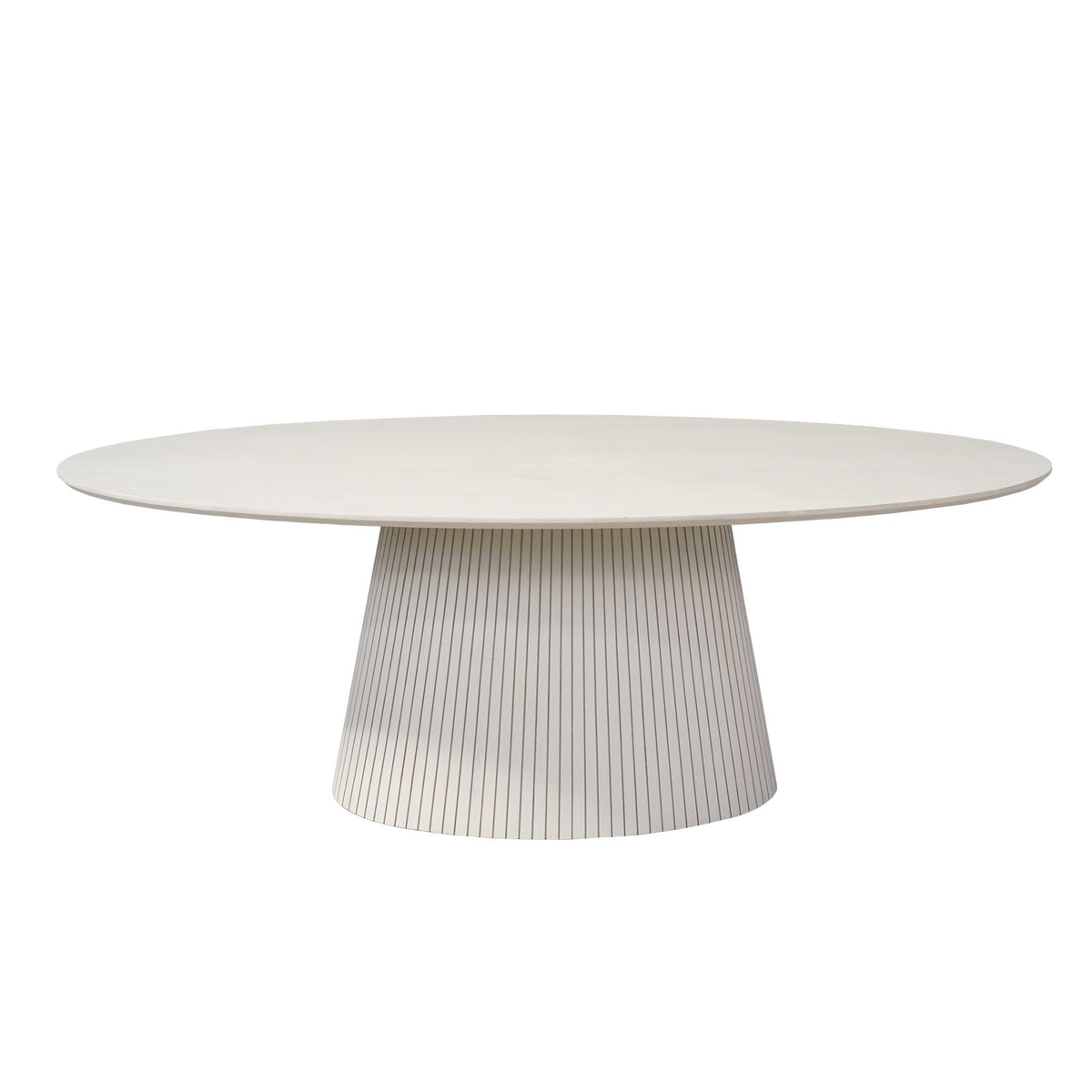 Salontafel Solana, Ø 50 cm, zand mangohout