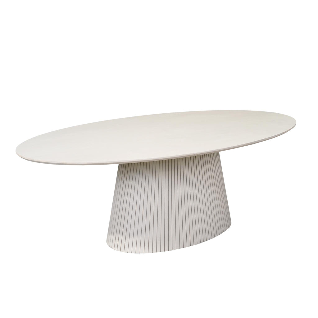 Salontafel Solana, Ø 50 cm, zand mangohout