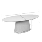 Salontafel Solana, Ø 50 cm, zand mangohout