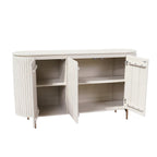 Salontafel Solana, Ø 50 cm, zand mangohout