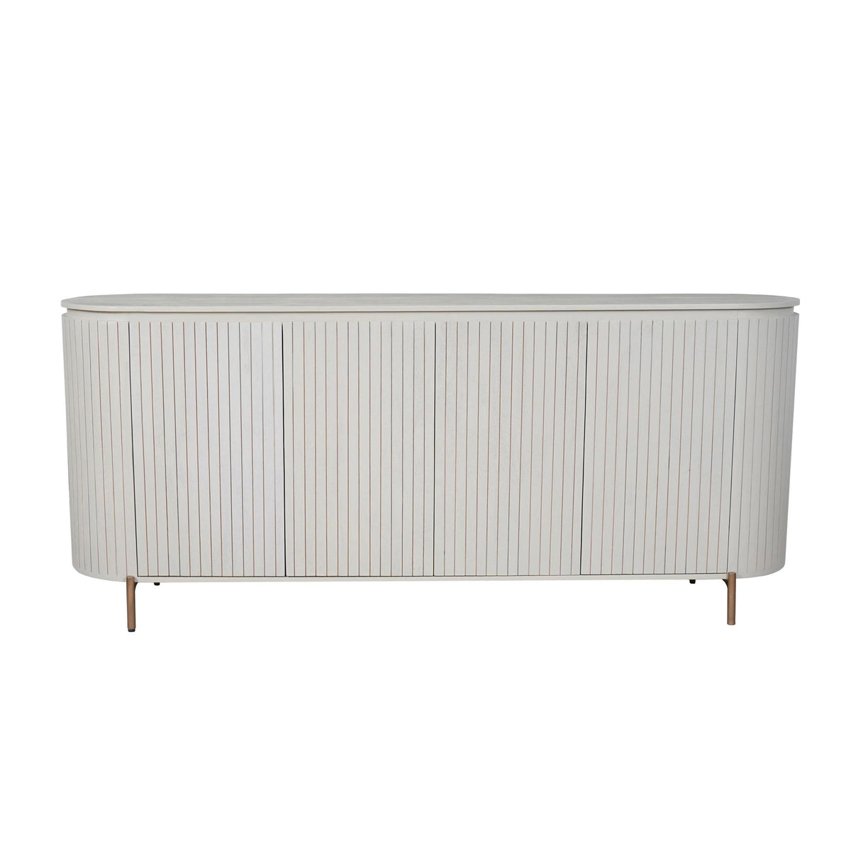 Salontafel Solana, Ø 50 cm, zand mangohout