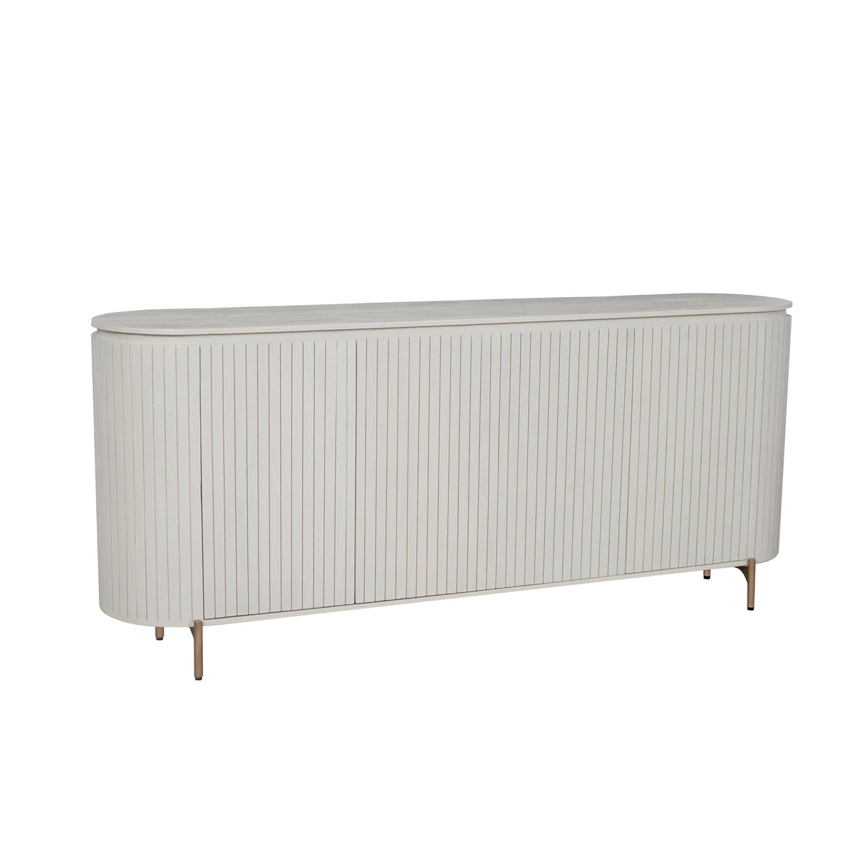 Salontafel Solana, Ø 50 cm, zand mangohout
