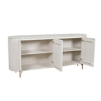 Salontafel Solana, Ø 50 cm, zand mangohout