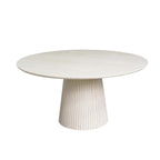 Salontafel Solana, Ø 50 cm, zand mangohout