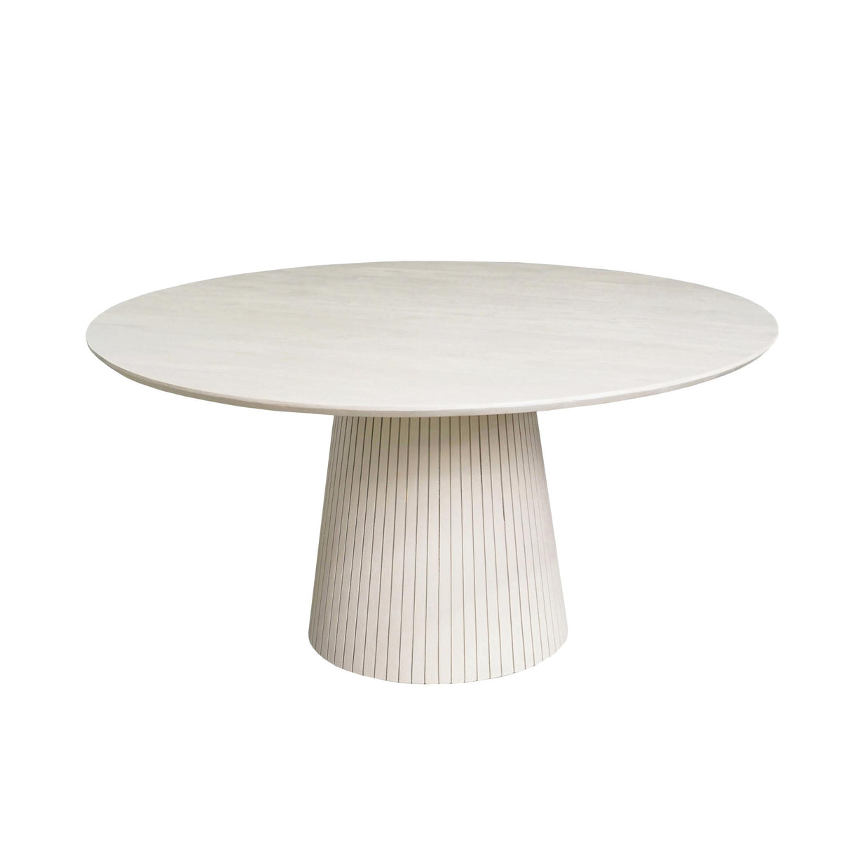 Salontafel Solana, Ø 50 cm, zand mangohout