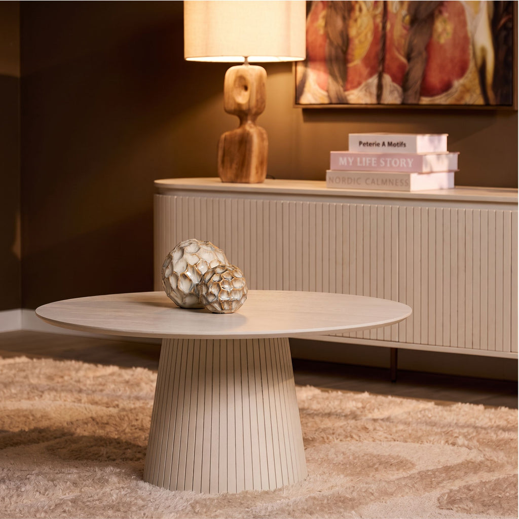Salontafel Solana Zand Mangohout 80 cm