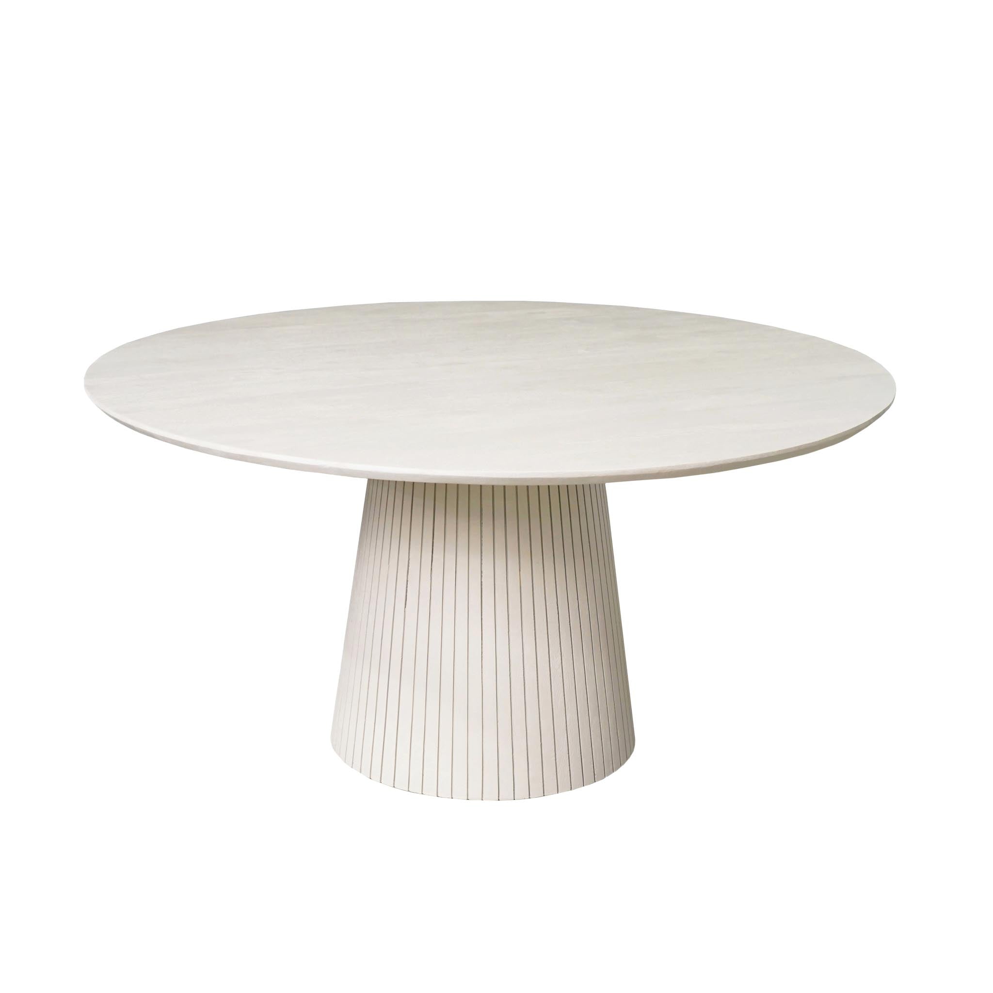 Ronde eettafel Solana Zand Mangohout 130 cm