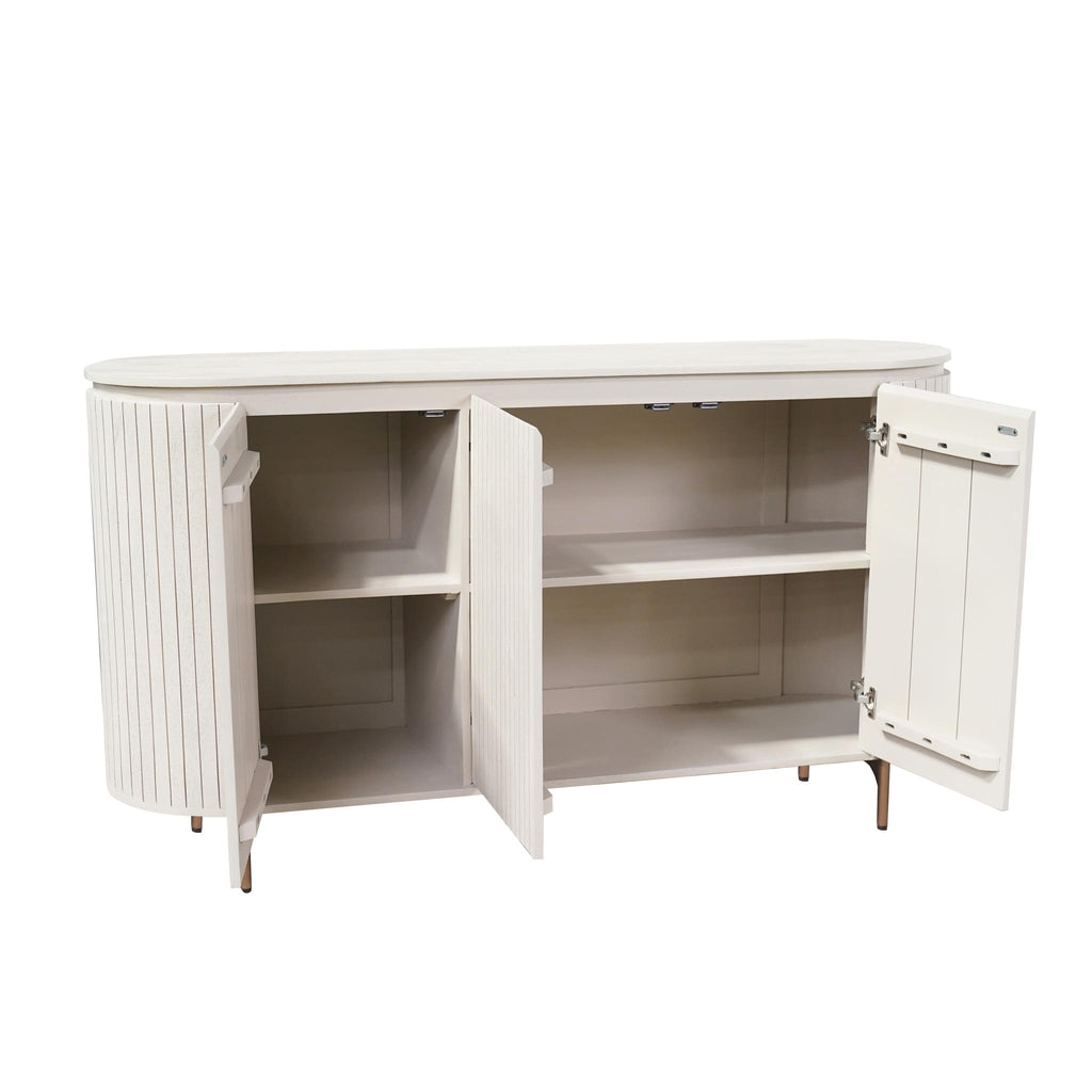 Dressoir Solana, 165 cm, zand mangohout