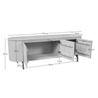 Tv meubel Solana Zand Mangohout 165 cm