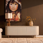 Tv meubel Solana Zand Mangohout 165 cm