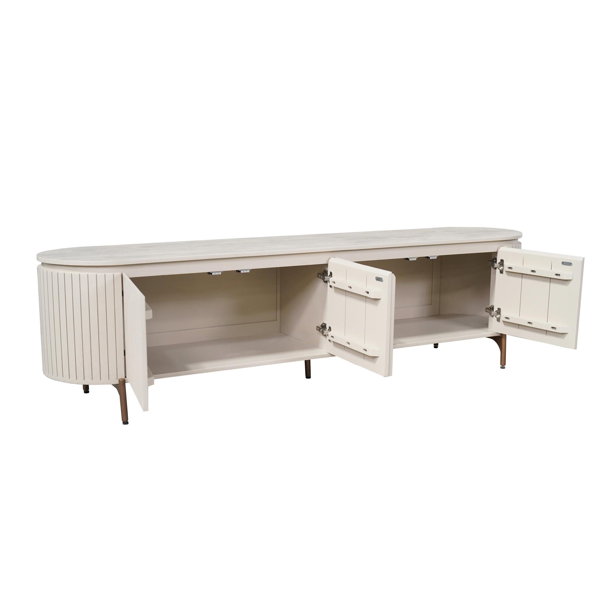 Tv meubel Solana Zand Mangohout 210 cm