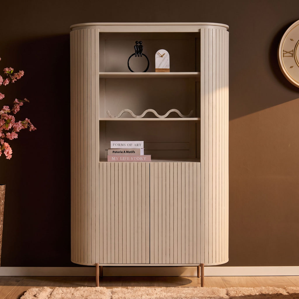Wandkast Solana Zand Mangohout 115 cm