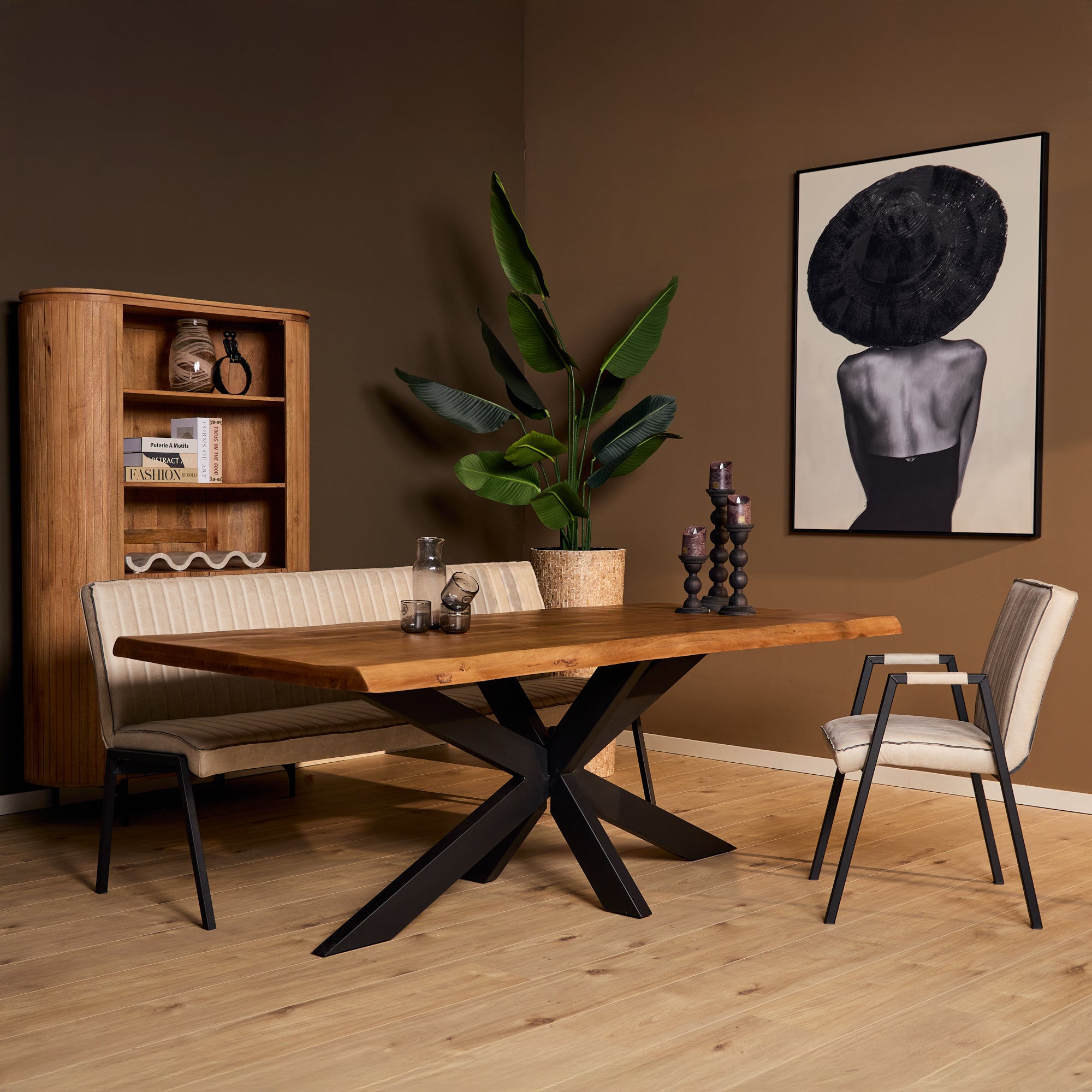 Boomstamtafel Boston | 220 cm