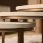 Salontafel Madison Sand | 70 cm | set van 3