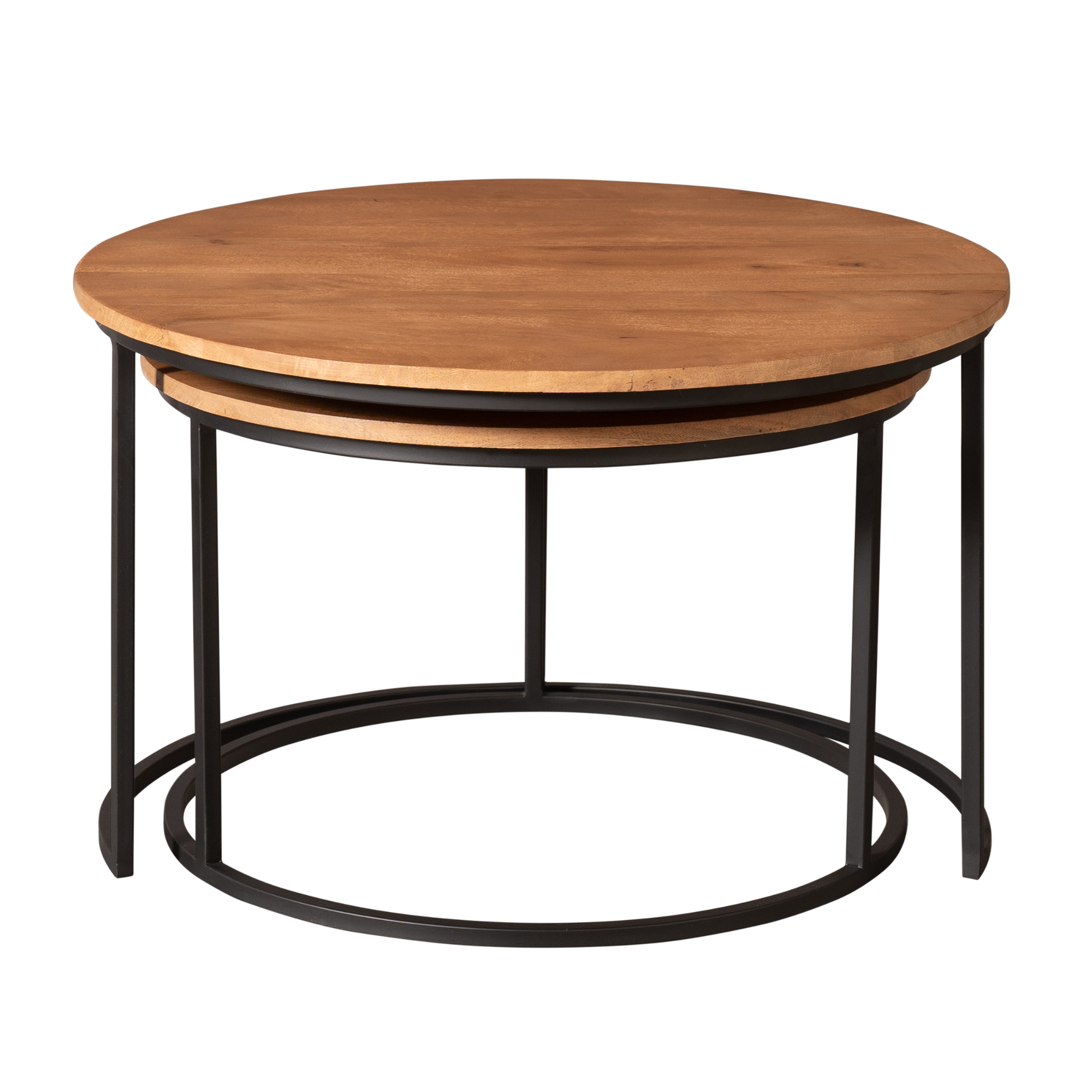 Salontafel Madison Natural | 70 cm | Set van 2