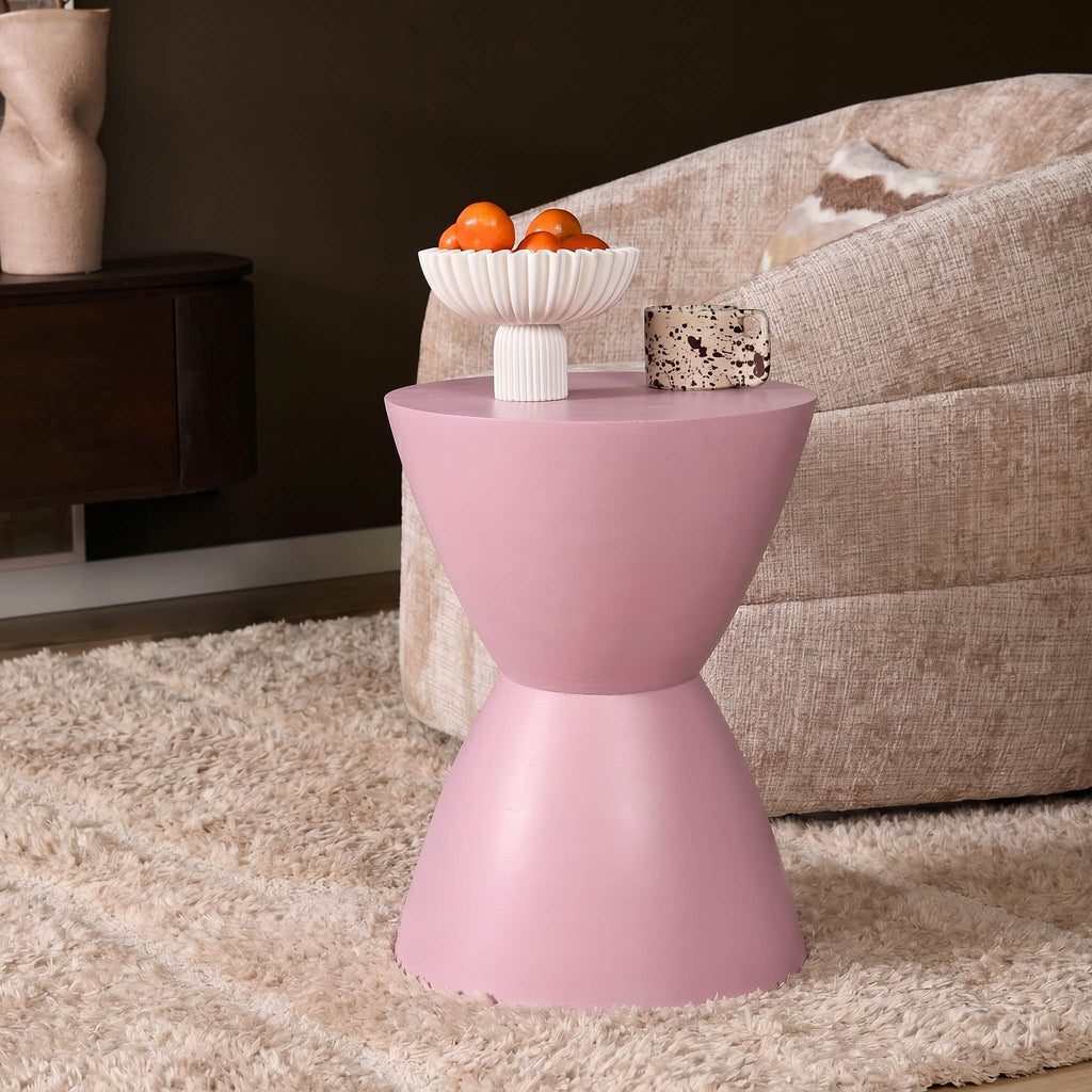 Bijzettafel Abbey | Roze