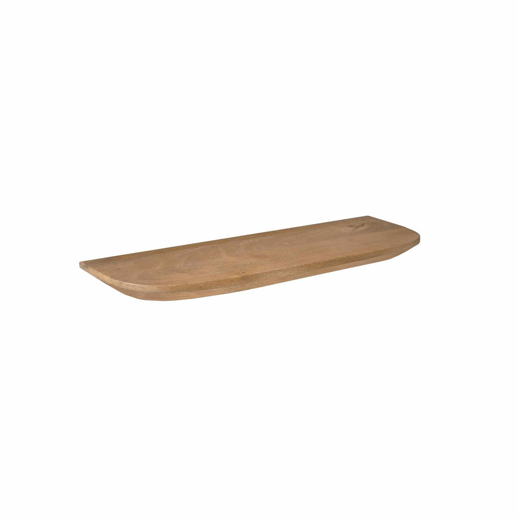Wandplank Gusta, 60 cm, licht mangohout, set van 3