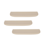 Wandplank Gusta, 60 cm, zand mangohout, set van 3