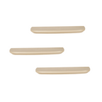 Wandplank Gusta, 60 cm, zand mangohout, set van 3