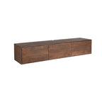 Zwevend tv-meubel Vision, 160 cm, bruin mangohout