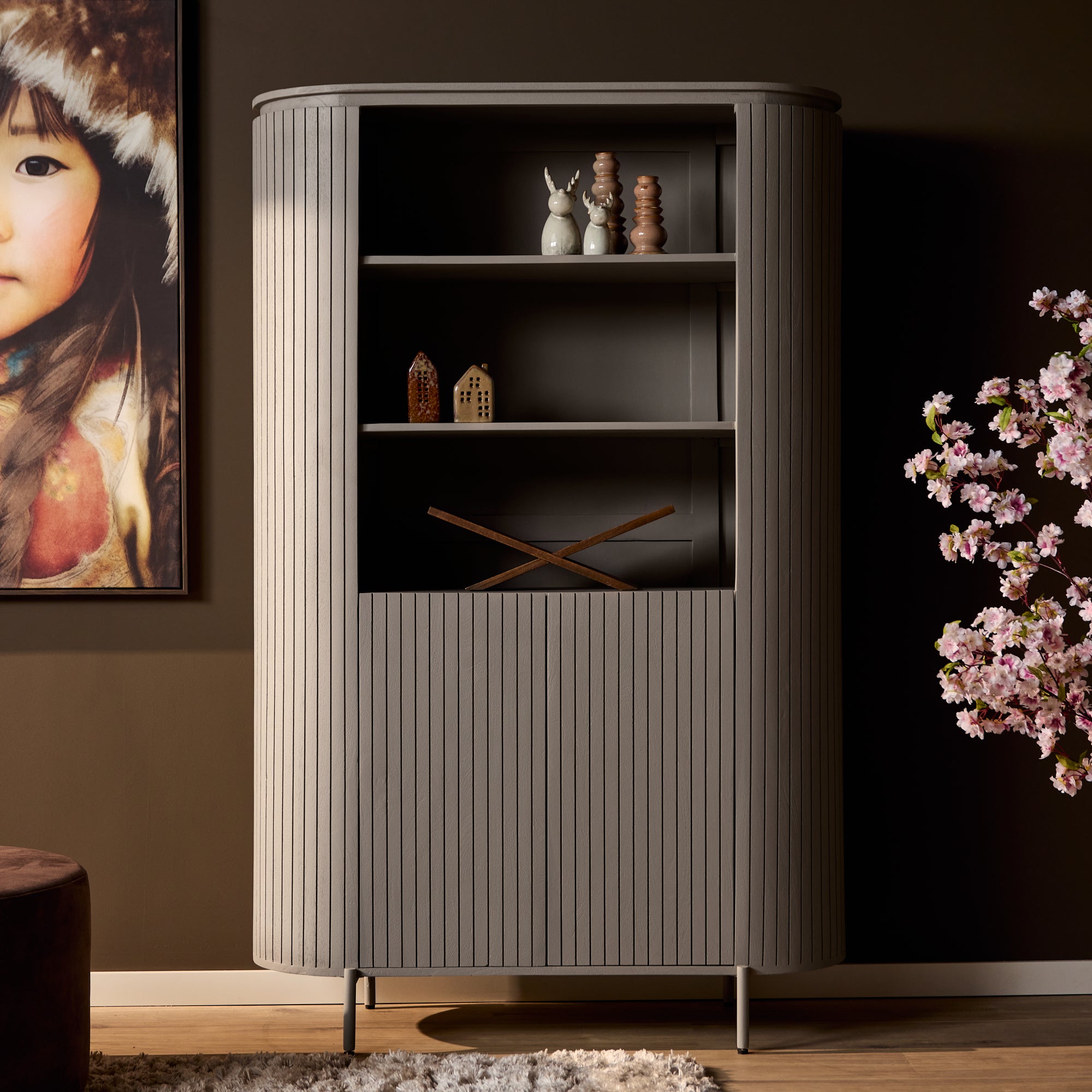 Wandkast Solana | 115 cm | Taupe