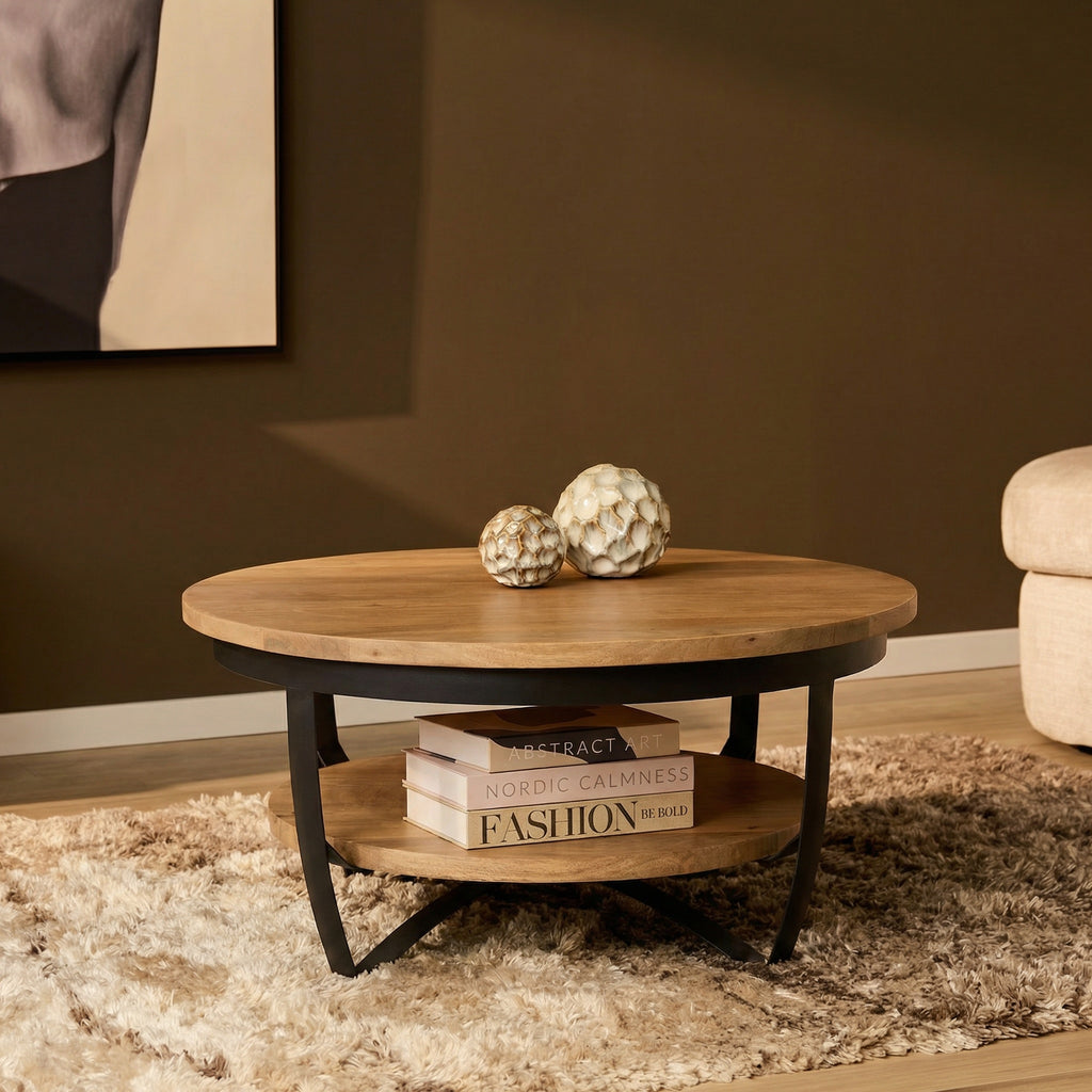 Salontafel Paras | 70 cm | Licht mango