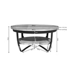 Salontafel Paras | 90 cm | Licht mango