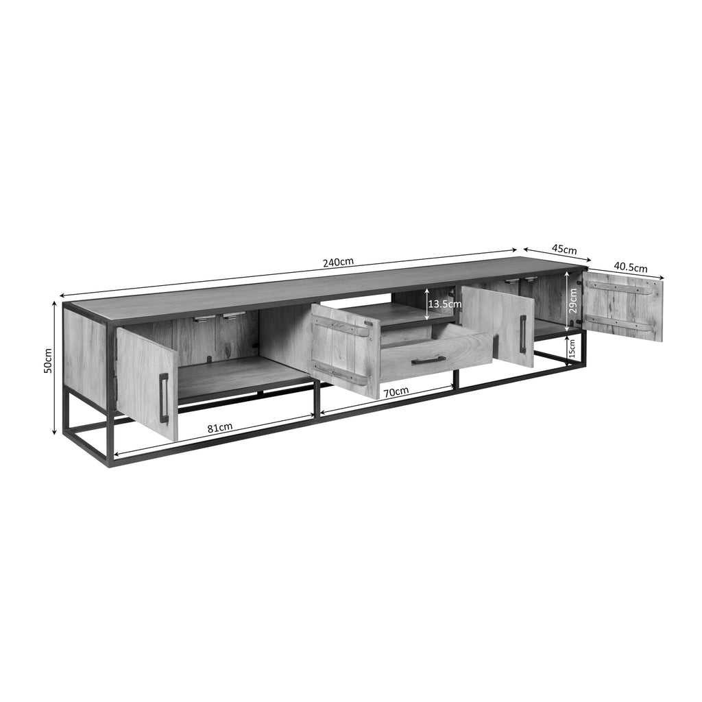 Tv meubel Dakota |  240 cm