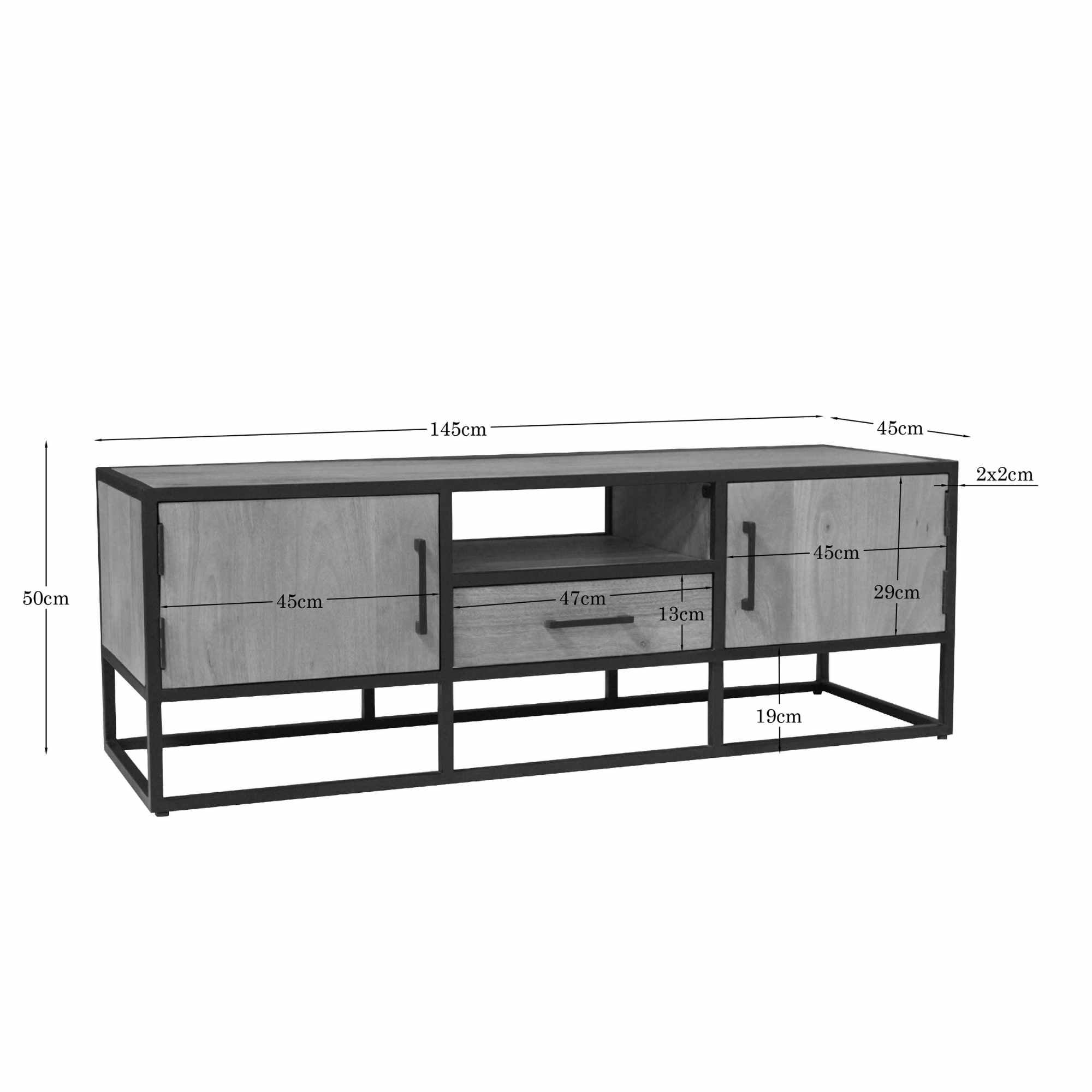Tv meubel Dakota | 145 cm