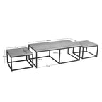 Salontafel Dakota | 120 cm | Set van 3