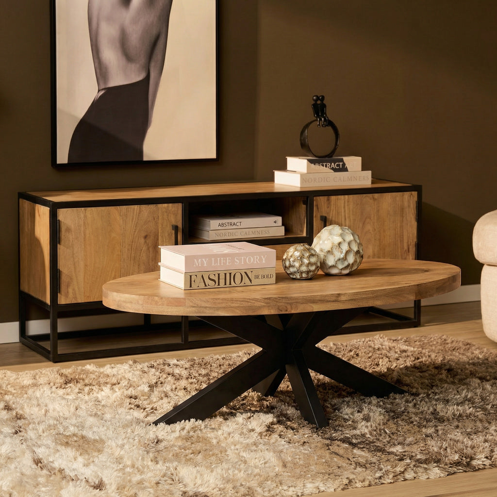 Salontafel Dakota | 130 cm | Ovaal