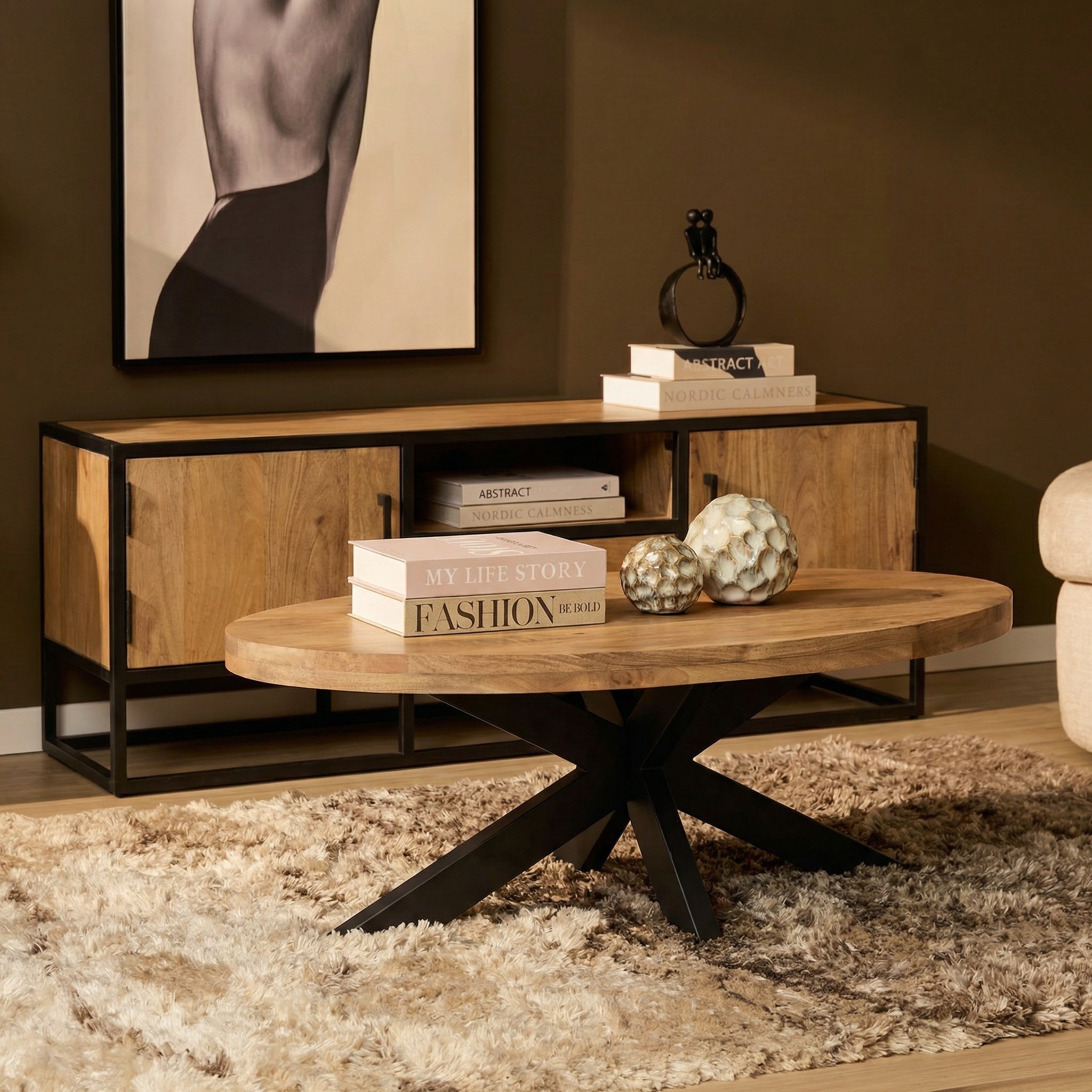 Salontafel Dakota | 130 cm | Ovaal